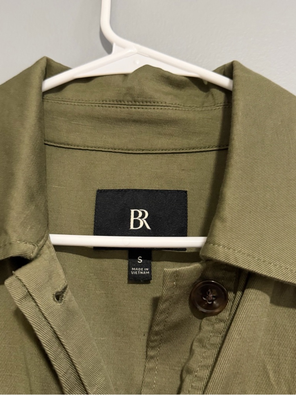 Banana Republic Lucia Cotton Linen Jacket in Desert Thyme Green Size Small - Picture 8 of 14